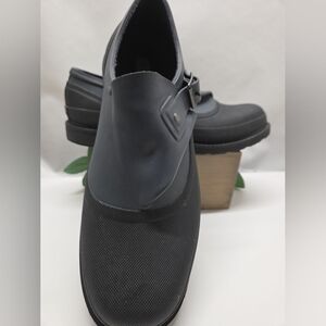 Hunter Slip On Rain Shoe Mens Grey Size 12